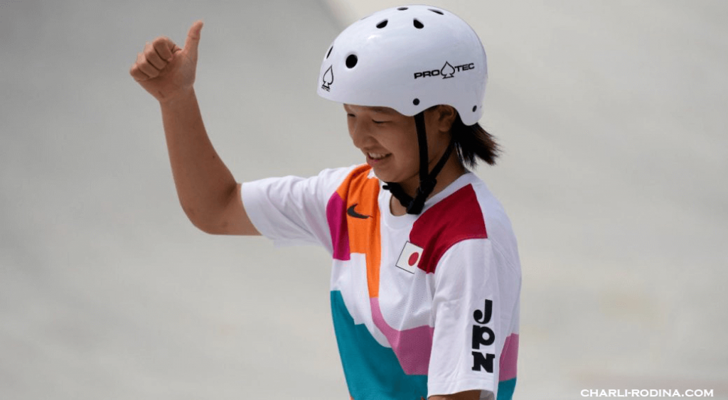Nishiya ชาวญี่ปุ่นวัย 13 ปีคว้าตำแหน่งโอลิมปิกในการแข่งขันสเก็ตบอร์ดสตรีบนถนนเมื่อวันจันทร์ น้ำตาแห่งความสุขหลั่งไหลหลังจากทำ