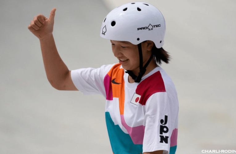 Nishiya เด็กน้อยวัย 13 ปี ของญี่ปุ่น คว้าเหรียญทองโอลิมปิก สเกตบอร์ด